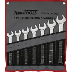 7 Piece AF Combination Spanner Set (Handy Tool Roll)